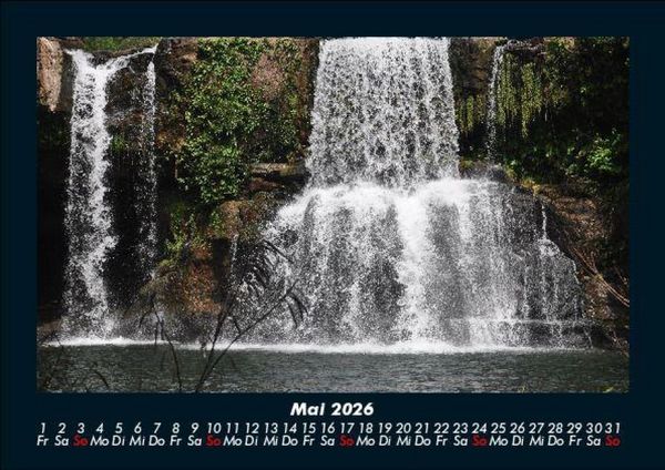 Produktbild: Wasserf&auml;lle 2026 Fotokalender DIN A5