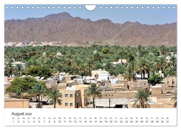 Produktbild: Sultanat Oman - Land des Orients (Wandkalender 2026 DIN A4 quer), CALVENDO Monatskalender