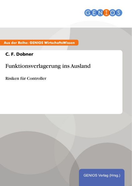 Produktbild: Funktionsverlagerung ins Ausland