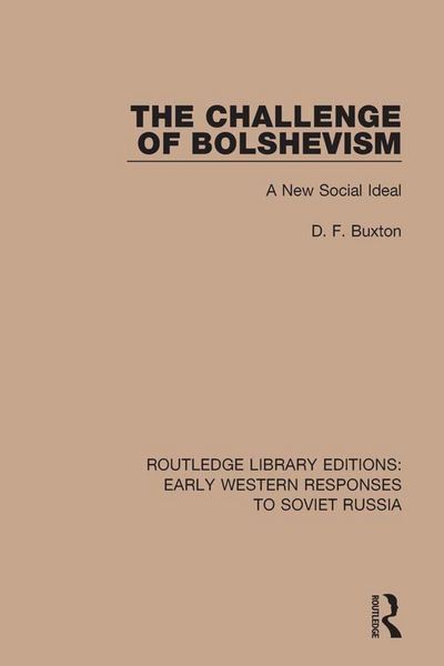 Produktbild: The Challenge of Bolshevism