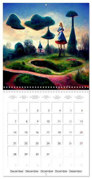 Produktbild: Alice's magic road (Wall Calendar 2026 12 &times; 12 Inch) CALVENDO 12 Month Wall Calendar
