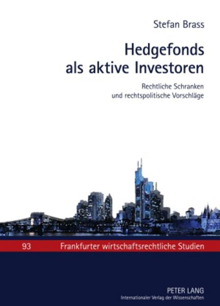 Produktbild: Hedgefonds als aktive Investoren