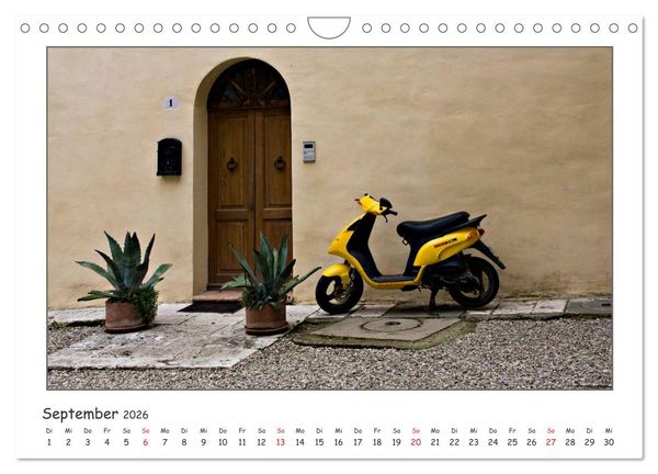 Produktbild: Toskana-Impressionen (Wandkalender 2026 DIN A4 quer), CALVENDO Monatskalender