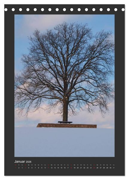Produktbild: Odenwald - Impressionen einer Landschaft (Tischkalender 2026 DIN A5 hoch), CALVENDO Monatskalender