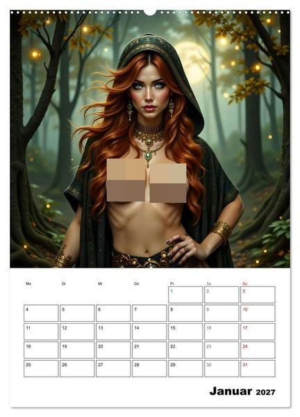 Produktbild: T&ouml;chter der alten G&ouml;tter (hochwertiger Premium Wandkalender 2027 DIN A2 hoch), Kunstdruck in Hochglanz
