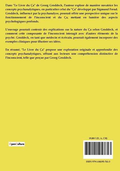 Produktbild: Le livre du &ccedil;a