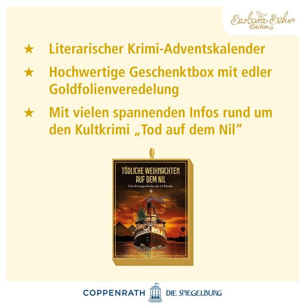 Produktbild: Schachtelspiel - T&ouml;dliche Weihnachten auf dem Nil