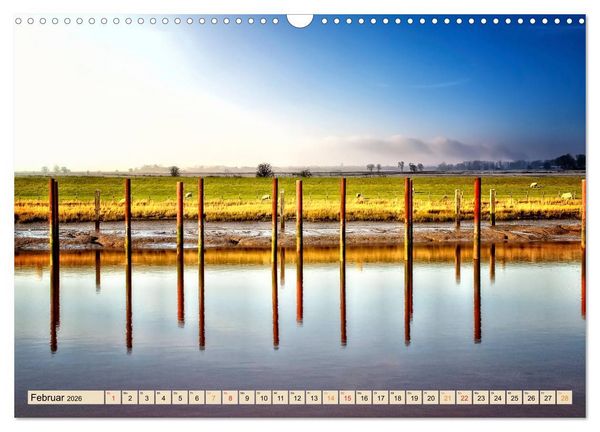 Produktbild: Friesland - Watt und Nordsee (Wandkalender 2026 DIN A3 quer), CALVENDO Monatskalender