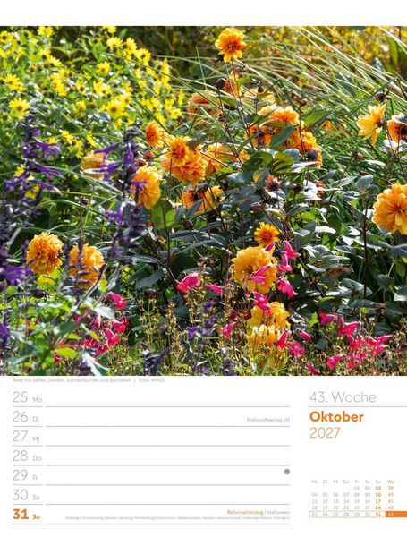 Produktbild: Gartengl&uuml;ck Wochenplaner Kalender 2027