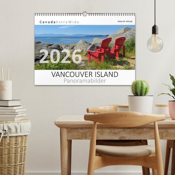 Produktbild: Vancouver Island Panoramabilder (Wandkalender 2026 DIN A3 quer), CALVENDO Monatskalender