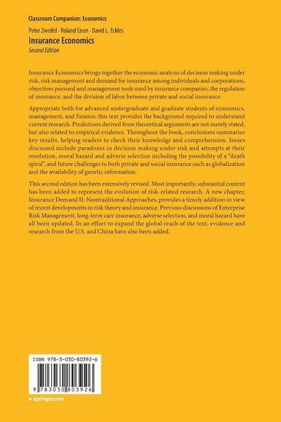 Produktbild: Insurance Economics