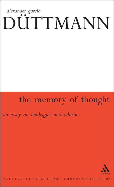 Produktbild: The Memory of Thought