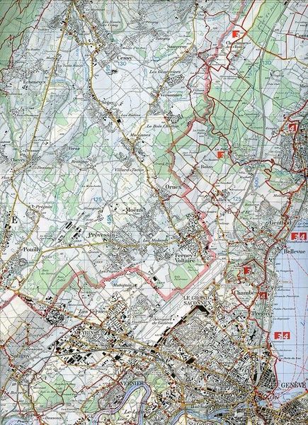 Swisstopo 1 : 50 000 Genève