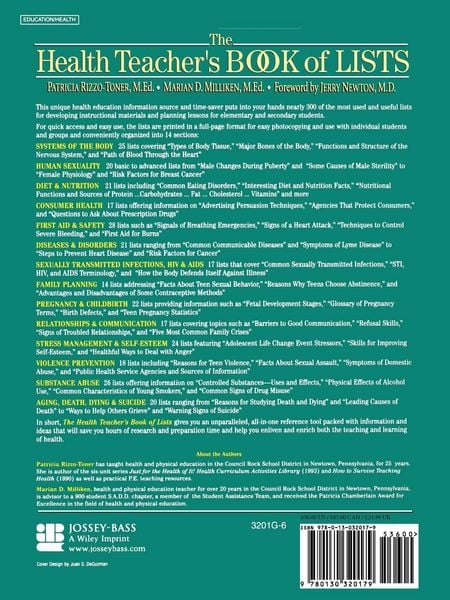 Produktbild: The Health Teacher's Book of Lists