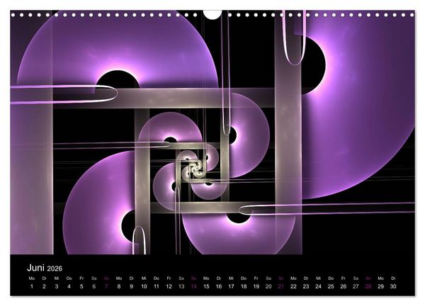 Produktbild: Die Farbe Lila (Wandkalender 2026 DIN A3 quer), CALVENDO Monatskalender