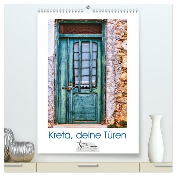 Produktbild: Kreta, deine T&uuml;ren (hochwertiger Premium Wandkalender 2027 DIN A2 hoch), Kunstdruck in Hochglanz