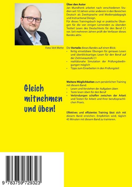 Produktbild: Fit werden f&uuml;r den Deutsch-Test f&uuml;r Berufssprachkurse C1: Lesen Teil 3 und Teil 4