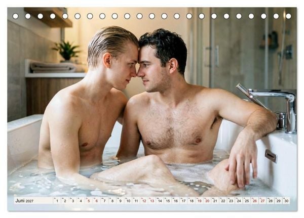 Produktbild: M&auml;nner unter sich - Intime Momente (Tischkalender 2027 DIN A5 quer), CALVENDO Monatskalender