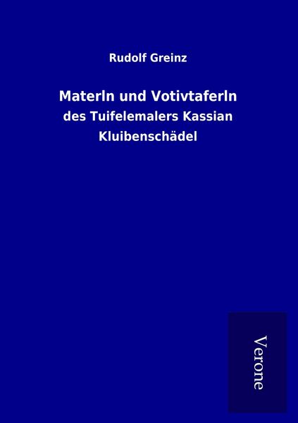 Produktbild: Materln und Votivtaferln