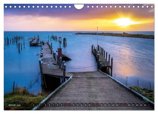Produktbild: Sylt - Farbige Momente (Wandkalender 2026 DIN A4 quer), CALVENDO Monatskalender