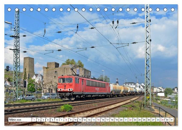 Produktbild: Die Baureihe 250 - Reichsbahnlok in DB-Diensten (Tischkalender 2026 DIN A5 quer), CALVENDO Monatskalender
