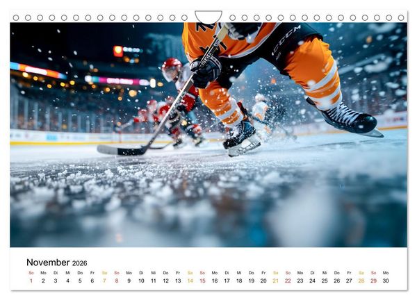 Produktbild: Kufen, Ski & Snowboard (Wandkalender 2026 DIN A4 quer), CALVENDO Monatskalender