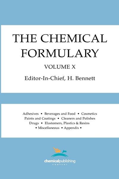 Produktbild: The Chemical Formulary, Volume 10