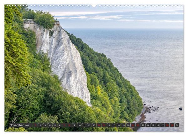 Produktbild: R&uuml;gen - Inseltraumblicke (hochwertiger Premium Wandkalender 2026 DIN A2 quer), Kunstdruck in Hochglanz