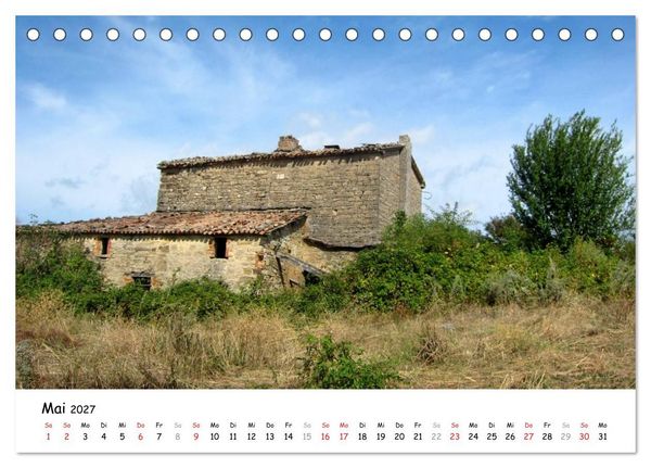 Produktbild: Camino di Assisi - Franziskusweg (Tischkalender 2027 DIN A5 quer), CALVENDO Monatskalender