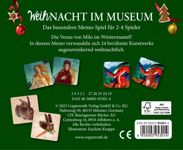 Produktbild: Schachtelspiel: WeihNacht im Museum