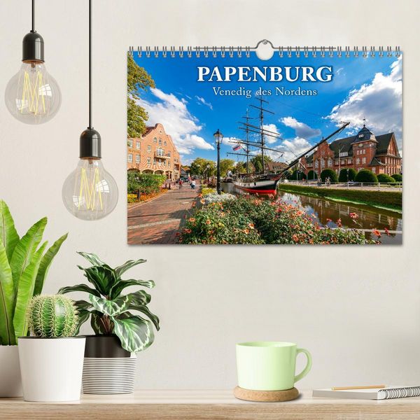 Produktbild: Papenburg - Venedig des Nordens (Wandkalender 2026 DIN A4 quer), CALVENDO Monatskalender