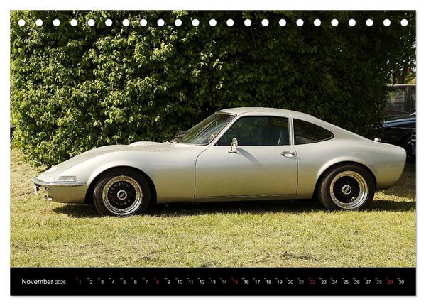 Produktbild: Opel GT Der Kalender (Tischkalender 2026 DIN A5 quer), CALVENDO Monatskalender
