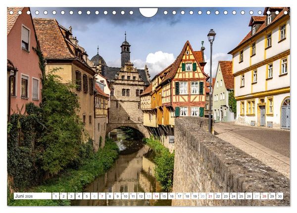 Produktbild: Deutschlands sch&ouml;nste Altst&auml;dte - Bayern (Wandkalender 2026 DIN A4 quer), CALVENDO Monatskalender