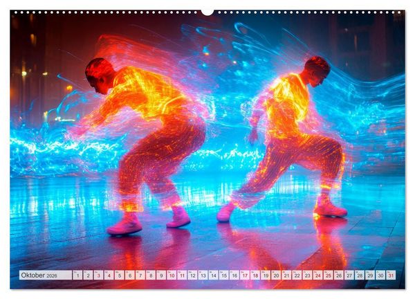 Produktbild: BREAKING Cooler Tanz und krasse Moves (Wandkalender 2026 DIN A2 quer), CALVENDO Monatskalender