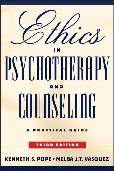 Produktbild: Ethics in Psychotherapy and Counseling
