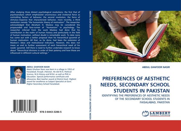 Produktbild: Preferences Of Aesthetic Needs, Secondary School Students in Pakistan