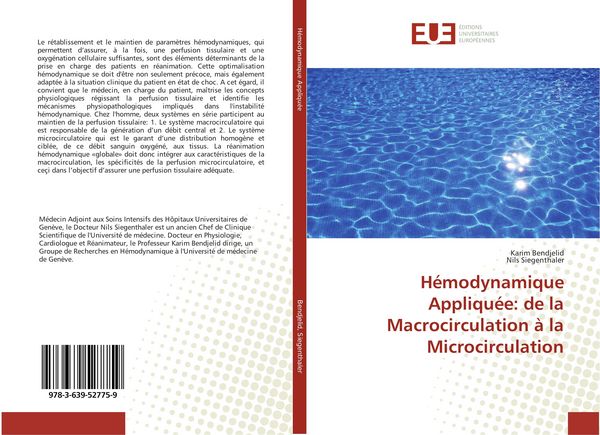 Produktbild: H&eacute;modynamique Appliqu&eacute;e: de la Macrocirculation &agrave; la Microcirculation