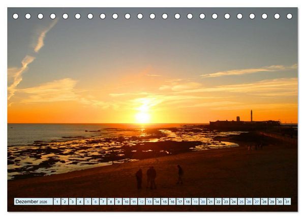 Produktbild: C&aacute;diz - Europas &auml;lteste Stadt (Tischkalender 2026 DIN A5 quer), CALVENDO Monatskalender