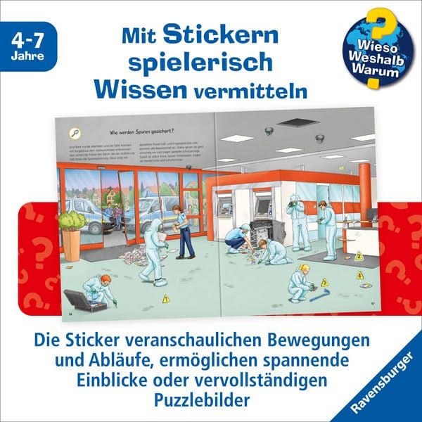 Produktbild: Wieso? Weshalb? Warum? Stickerheft - Polizei