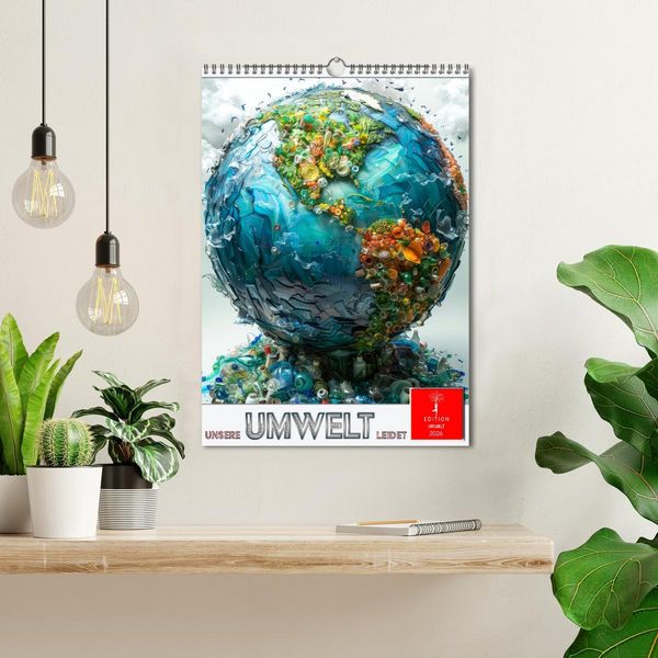 Produktbild: Unsere Umwelt leidet (Wandkalender 2026 DIN A3 hoch), CALVENDO Monatskalender