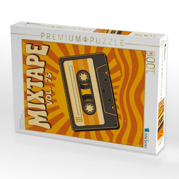 Produktbild: CALVENDO Puzzle Mixtape Memories | 1000 Teile Lege-Gr&ouml;&szlig;e 64x48cm Foto-Puzzle f&uuml;r gl&uuml;ckliche Stunden
