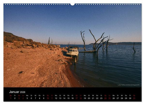 Produktbild: SAMBIA IM HERZEN AFRIKAS (hochwertiger Premium Wandkalender 2026 DIN A2 quer), Kunstdruck in Hochglanz