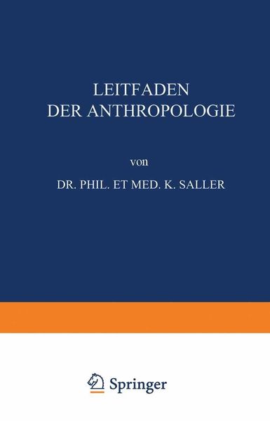 Produktbild: Leitfaden der Anthropologie