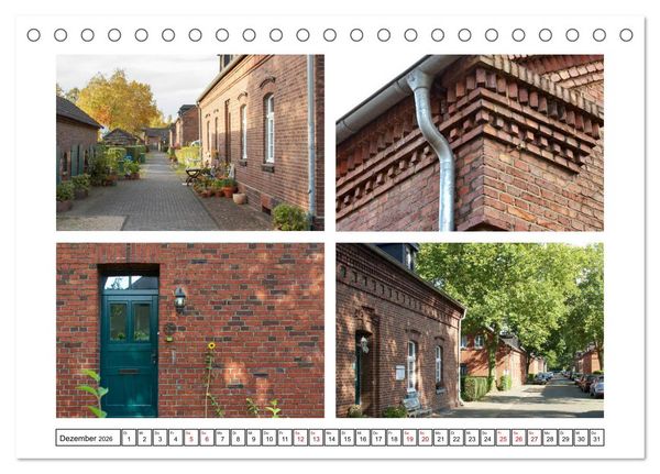 Produktbild: Gartenst&auml;dte im Ruhrgebiet (Tischkalender 2026 DIN A5 quer), CALVENDO Monatskalender