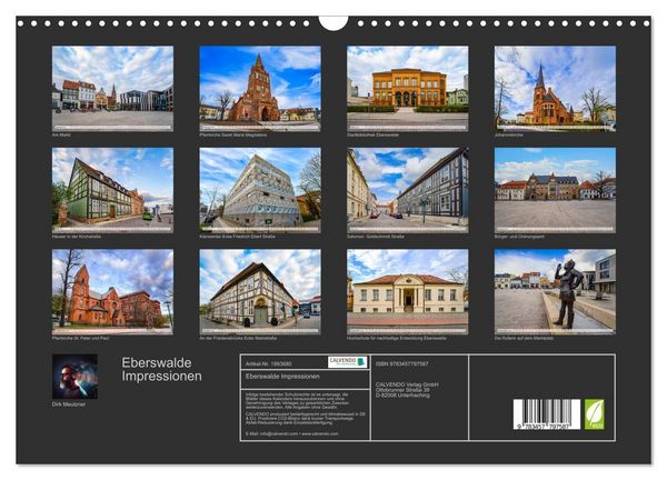 Produktbild: Eberswalde Impressionen (Wandkalender 2026 DIN A3 quer), CALVENDO Monatskalender
