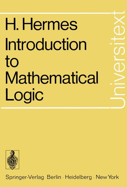 Produktbild: Introduction to Mathematical Logic