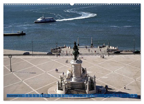 Produktbild: BlickPunkt Lissabon (hochwertiger Premium Wandkalender 2026 DIN A2 quer), Kunstdruck in Hochglanz