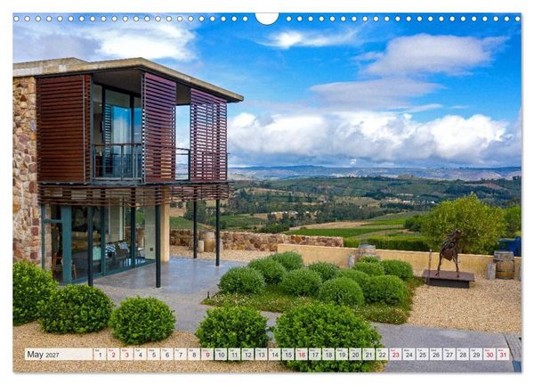 Produktbild: South African Wineries, wine architecture between tradition and modernity (Wall Calendar 2027 DIN A3 landscape), CALVENDO 12 Month Wall Calendar