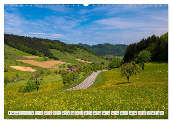 Produktbild: Zauberhaftes Kinzigtal (hochwertiger Premium Wandkalender 2026 DIN A2 quer), Kunstdruck in Hochglanz