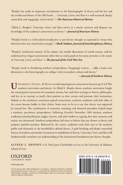 Produktbild: University, Court, and Slave